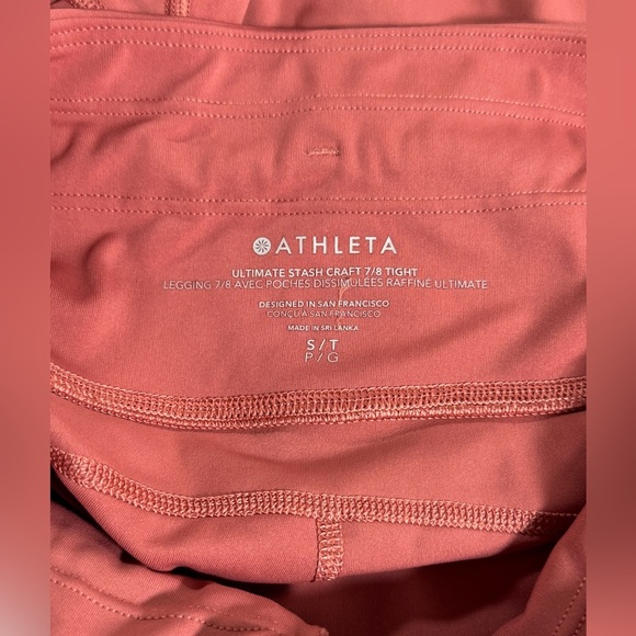 Athleta Ultimate Stash Craft 7/8 Tight Women’s Leggings Size Small-Tall - Picture 6 of 10